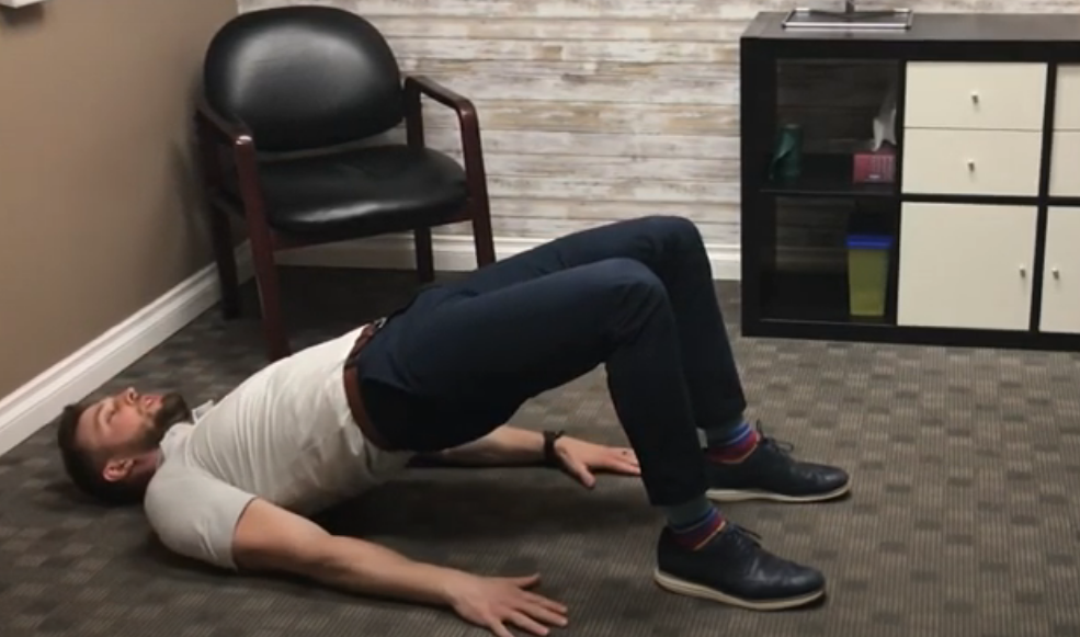 glute bridge stretch